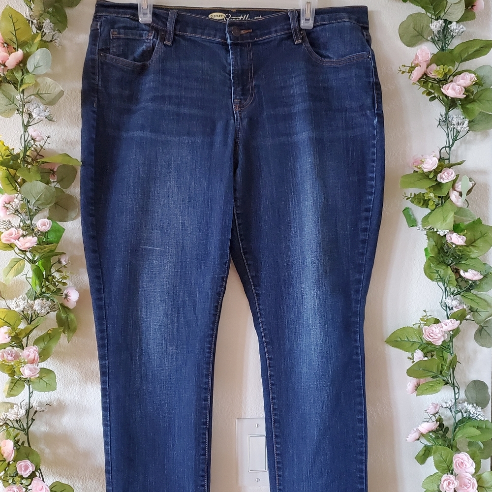 OLD NAVY - THE SWEET HEART DESIGN DENIM JEANS -14R